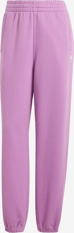 ADIDAS ORIGINALS Pants 'Essentials' in Purple: front