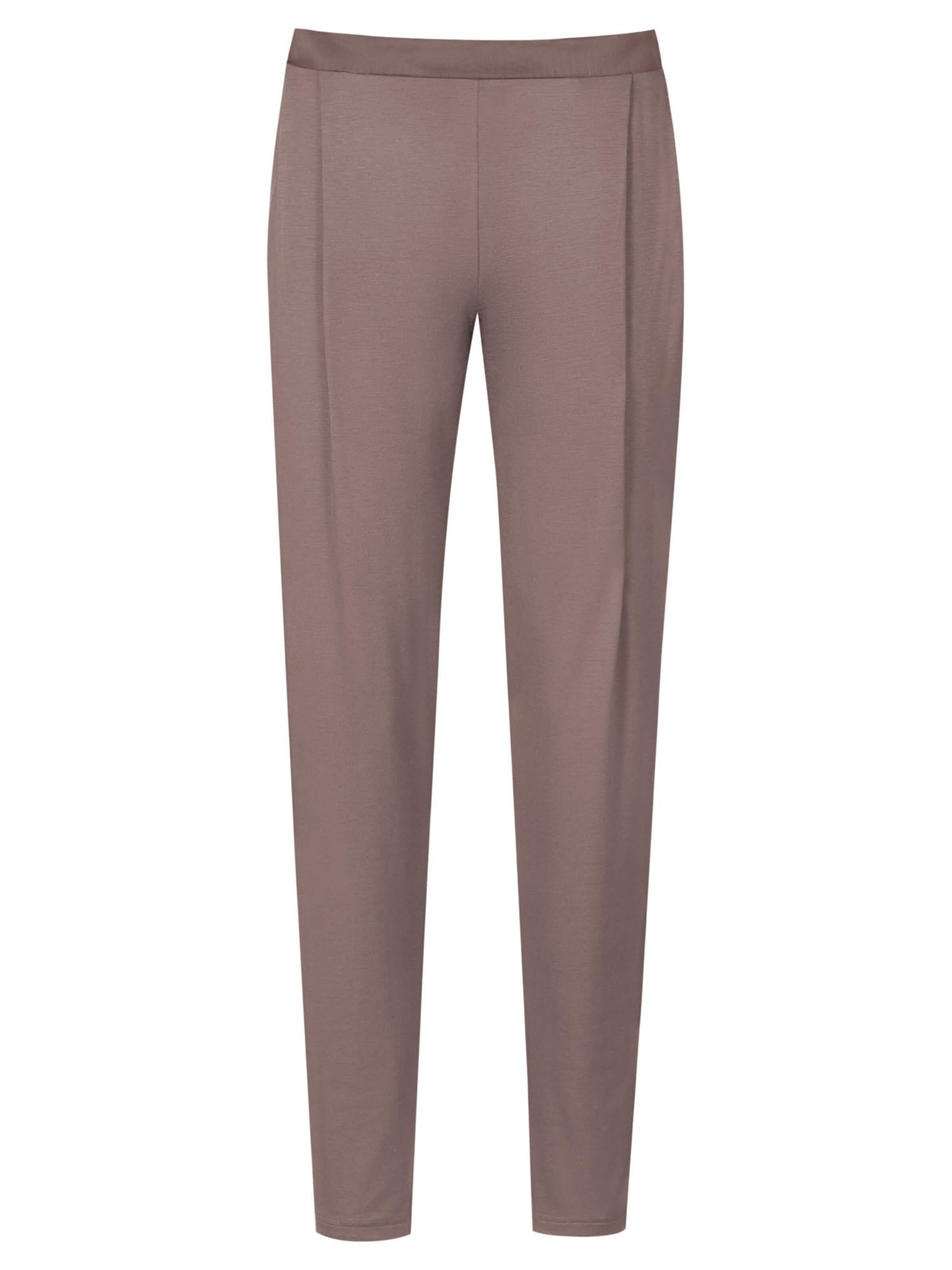 Mey Skinny Pajama pants 'Pure Chic' in Brown: front