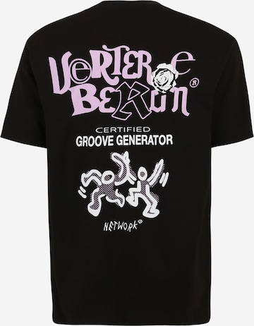 Tricou 'GROOVE GENERATOR' de la Vertere Berlin pe negru