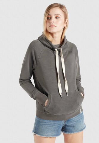 khujo Sweatshirt 'Savannah' in Grey: front