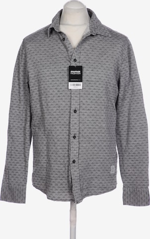 Pepe Jeans Button Up Shirt in L in Grey: front