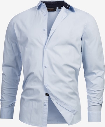 INDICODE JEANS Hemd ' Kamby ' in Blau: Vorderseite