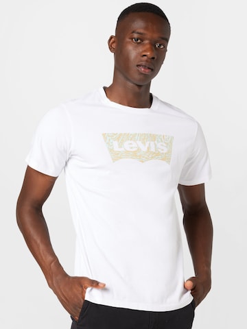 LEVI'S ® - regular Camiseta 'Graphic Crewneck Tee' en blanco: frente