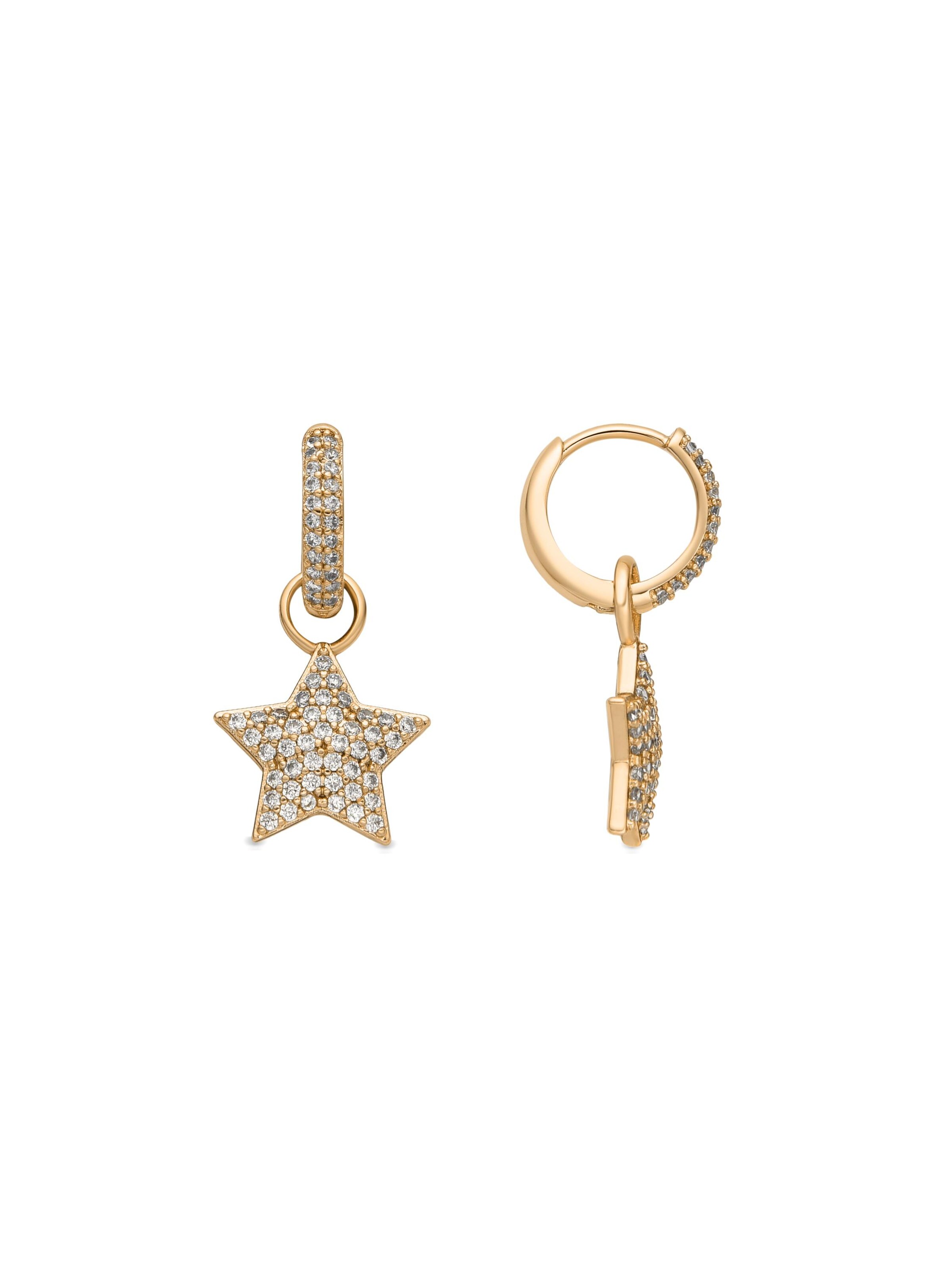 Luxenter Ohrringe 'Sasti'‌‌‌‌‌‌‌ in Gold: Vorderseite