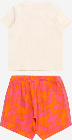 ADIDAS ORIGINALS Set: T-Shirt und Shorts in Orange