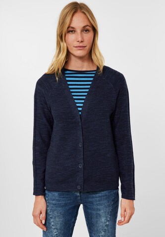 CECIL Knit cardigan in Blue: front