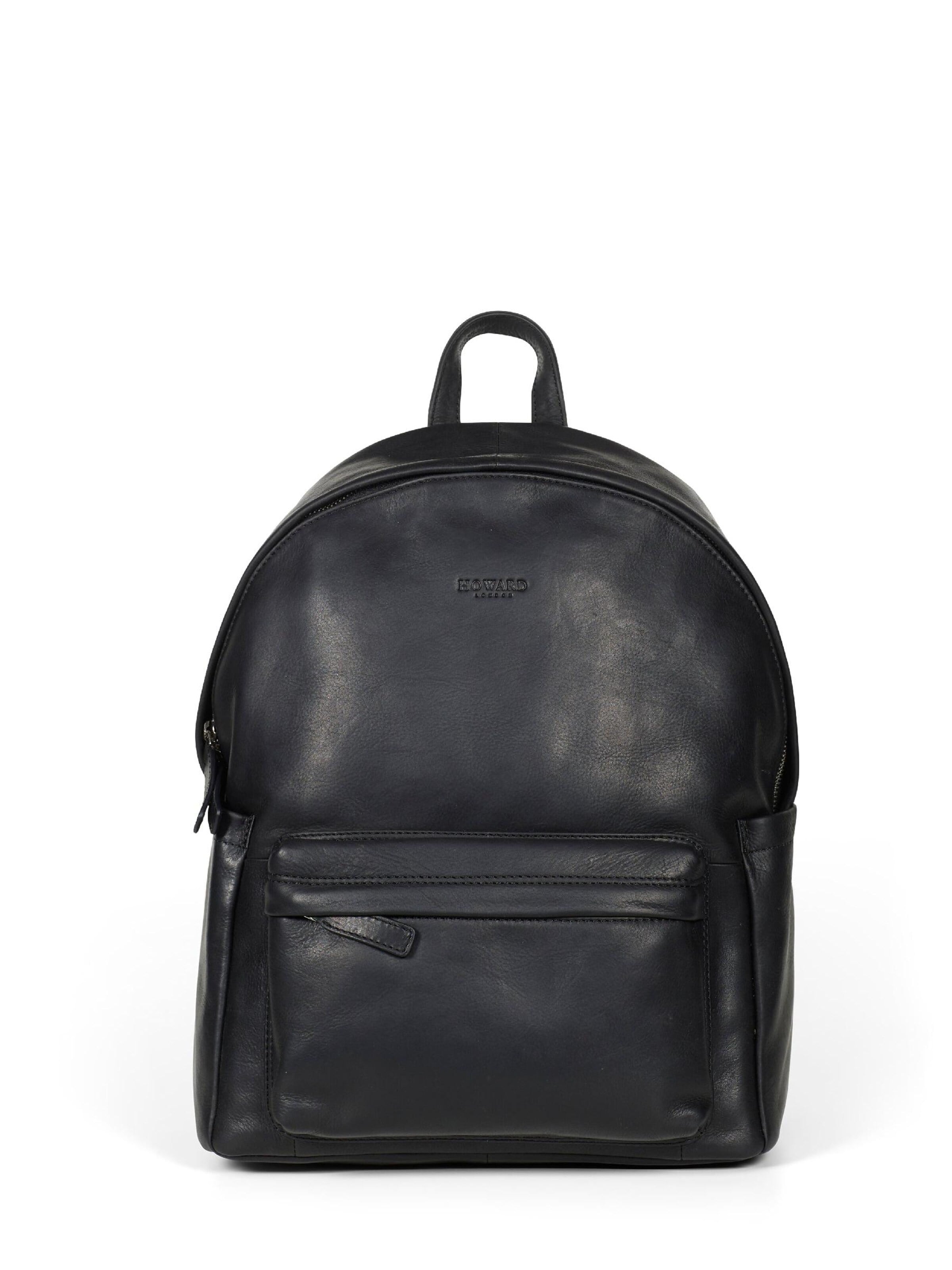 Zaino di Howard London in nero: frontale
