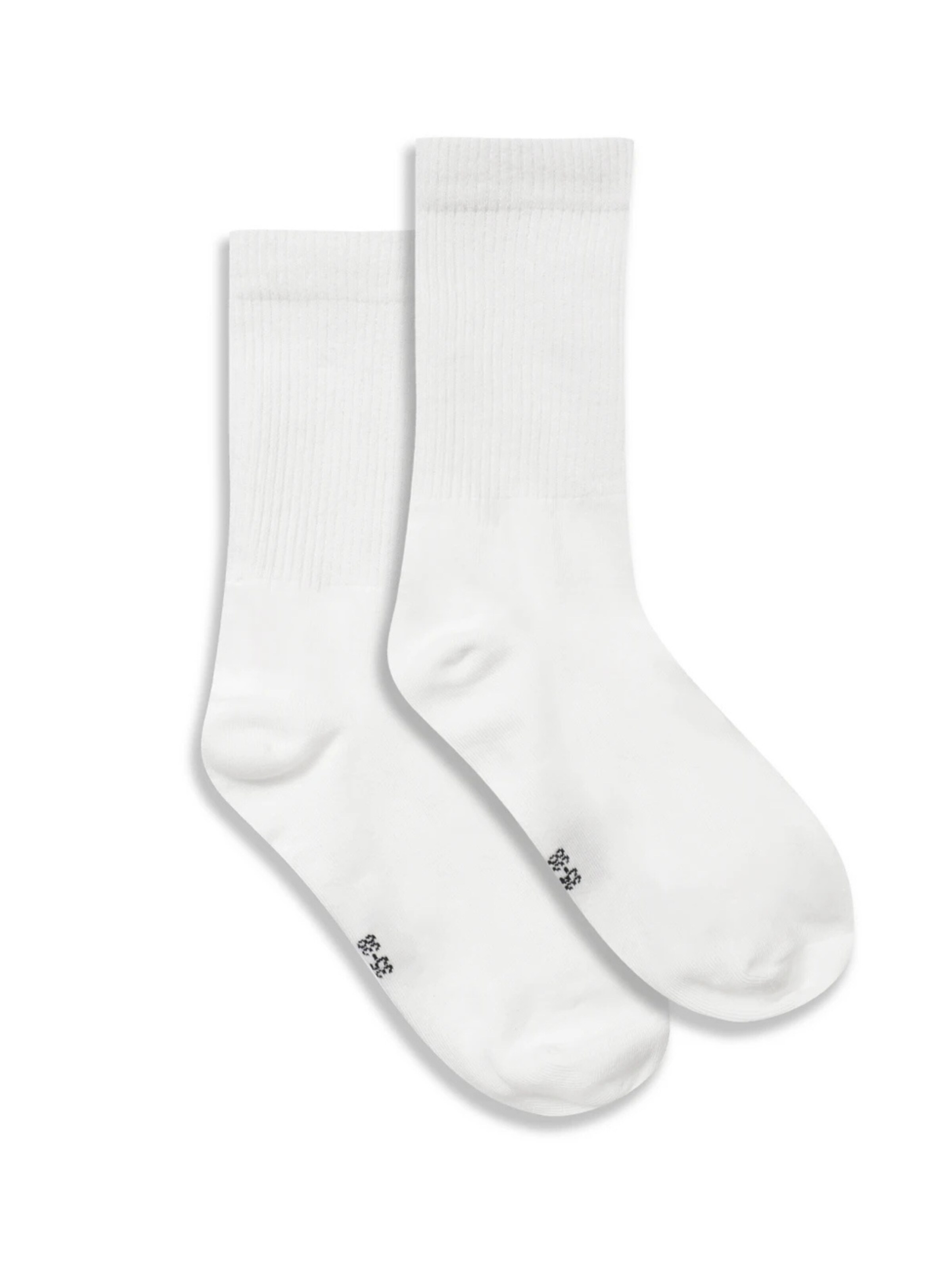 cfab (formerly creamy fabrics) - Calcetines 'Lange Sportsocken | 4er Pack' en blanco