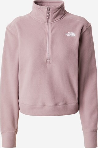 THE NORTH FACE Sporttrui '100 GLACIER' in Roze: voorkant