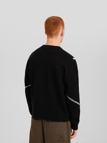 Pull-over Bershka en noir