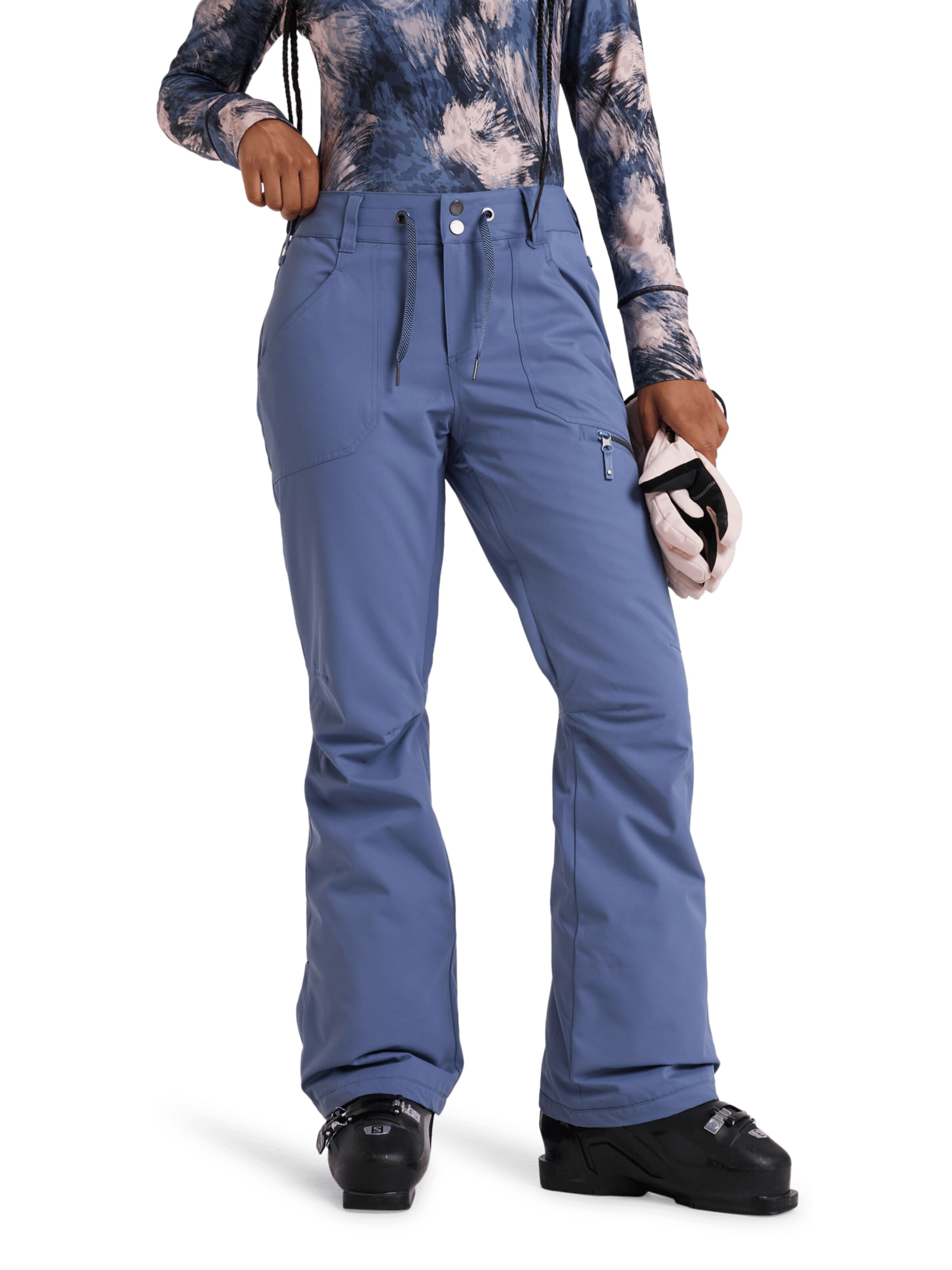 ROXY Regular Sporthose 'Nadia' in Blau: Vorderseite
