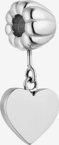 PURELEI - Colgante 'Engraveable Heart' en plata: frente