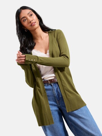 Friends Like These Knit cardigan in Green: front