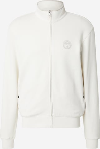NAPAPIJRI Кофта на молнии 'BENDIL' в Белый: спереди