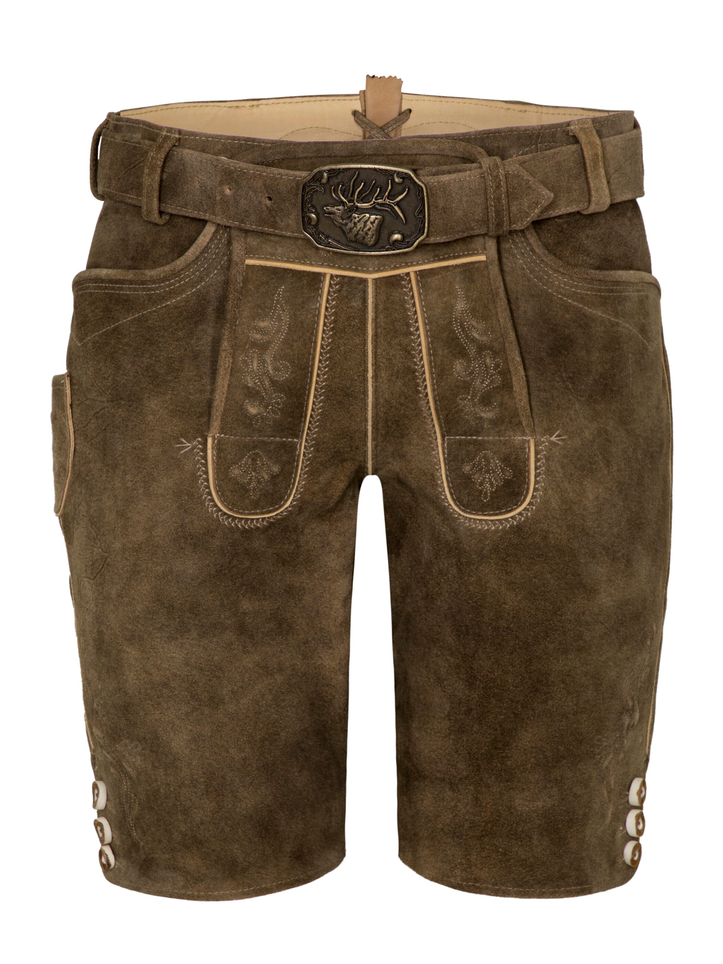 Regular Pantalon folklorique 'Rampoldi' SPIETH & WENSKY en marron : devant