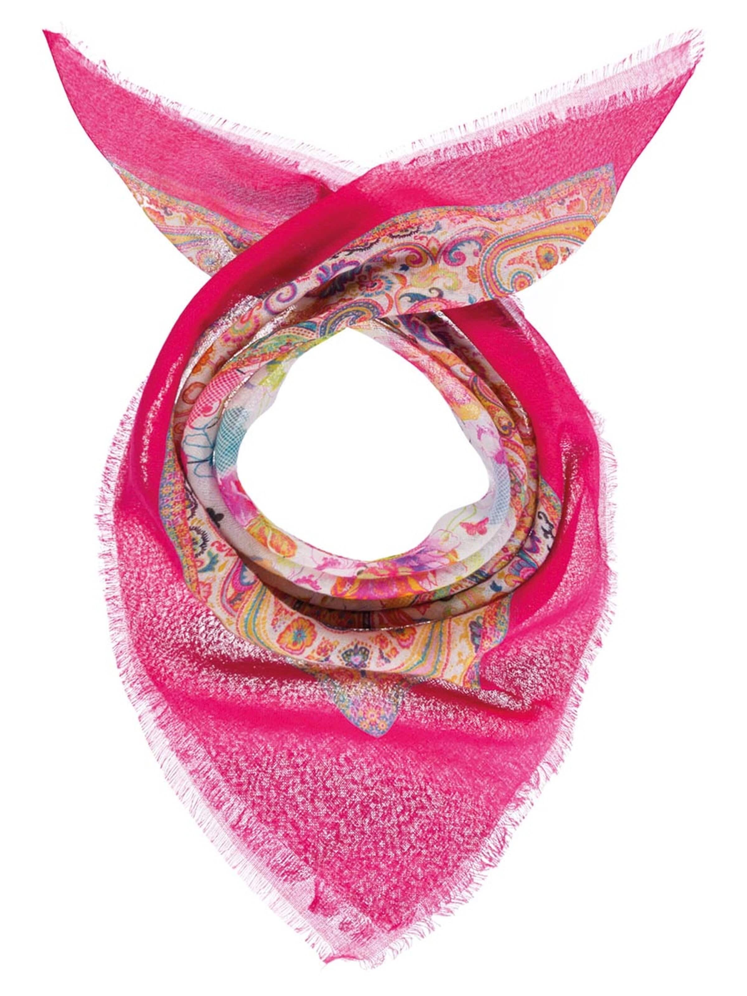 Passigatti Scarf 'Bandana Tuch bunt' in Pink: front