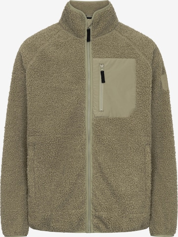 Derbe Fleecejacke 'Kuschelby' in Grün: Vorderseite