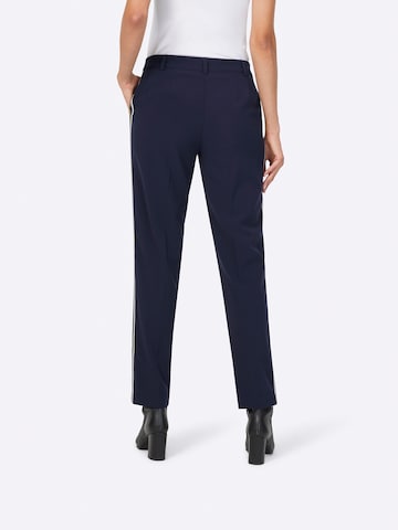 Regular Pantalon heine en bleu