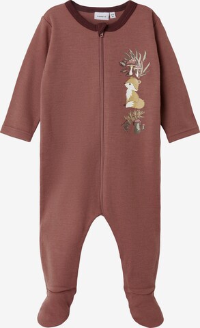 NAME IT Pajamas in Brown: front