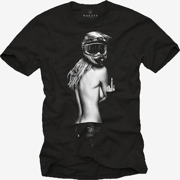 MAKAYA Shirt in Black: front