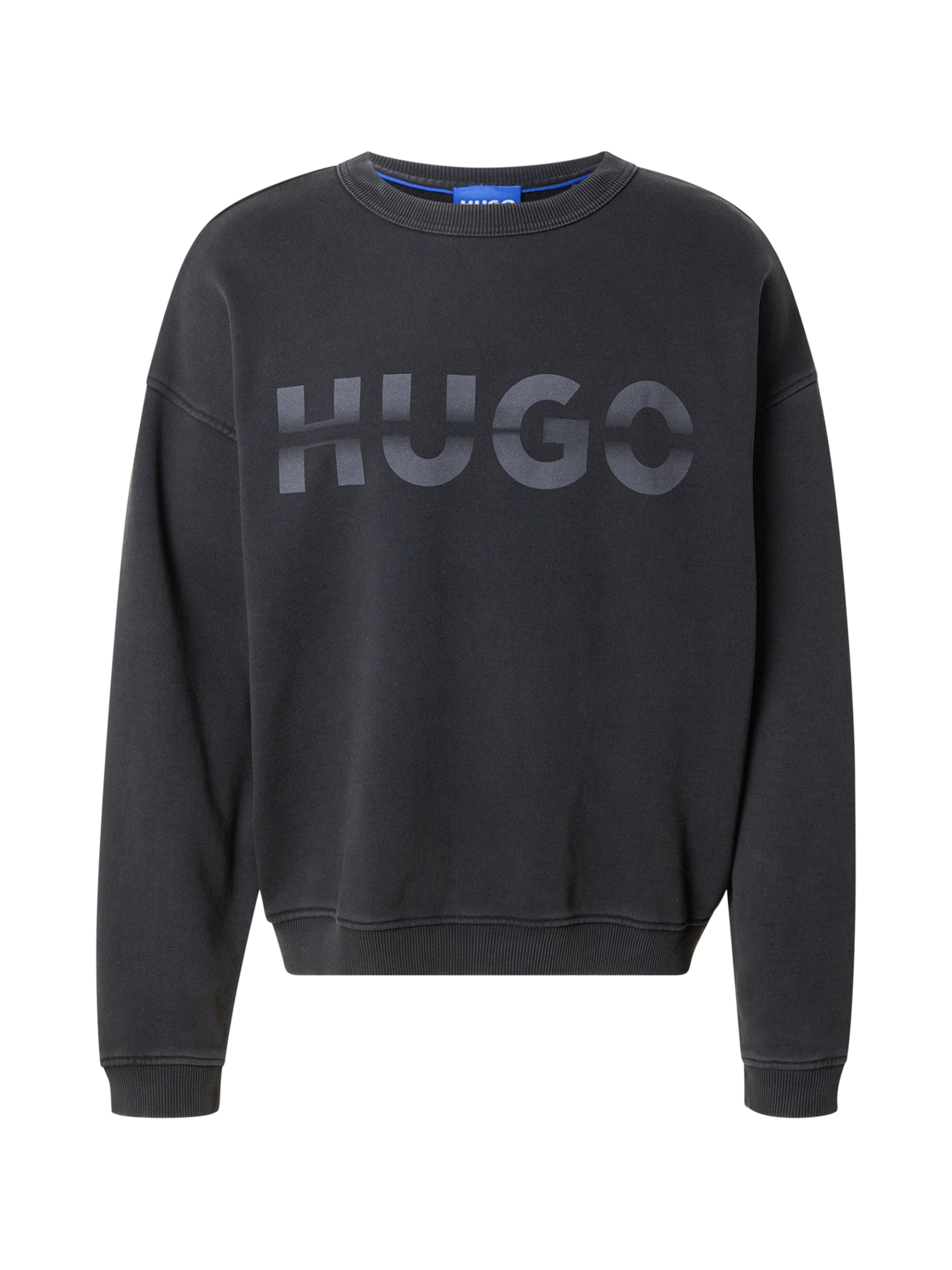 HUGO Sweatshirt 'Nenzyew' i svart: framsida