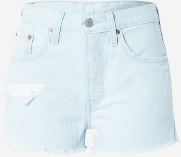 LEVI'S ® Regular Jeans '501 Original Short' in Blauw: voorkant