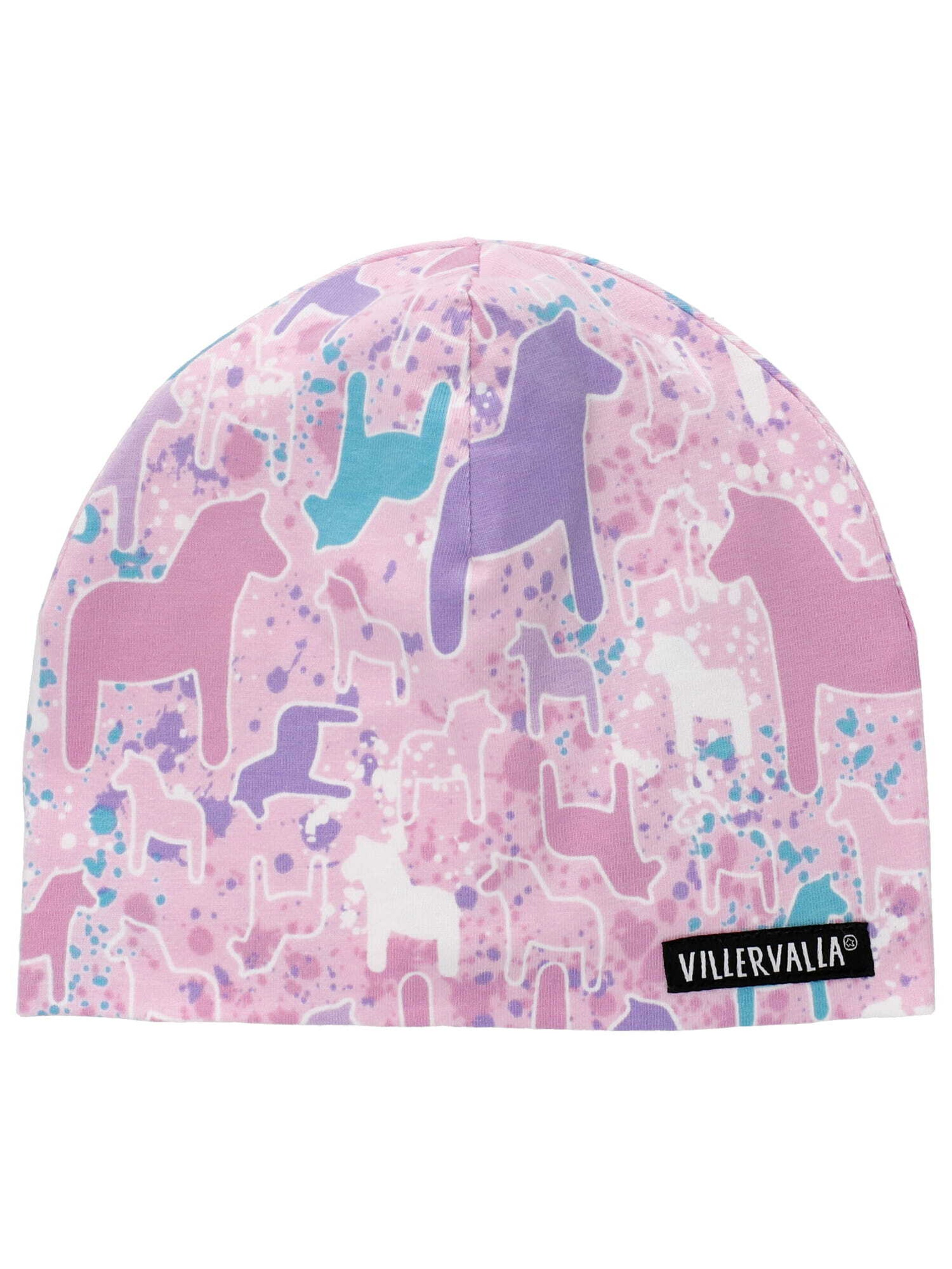 Villervalla Beanie in Pink: front