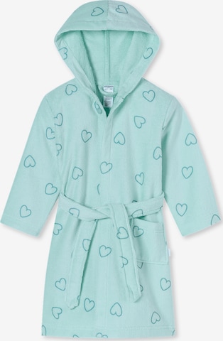 SCHIESSER Badjas 'Aqua' in Groen: voorkant