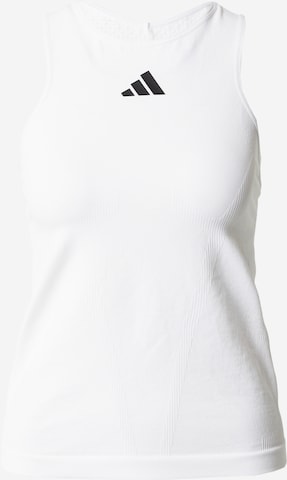 ADIDAS PERFORMANCE Sports Top 'Aeroready Pro Seamless ' in White: front