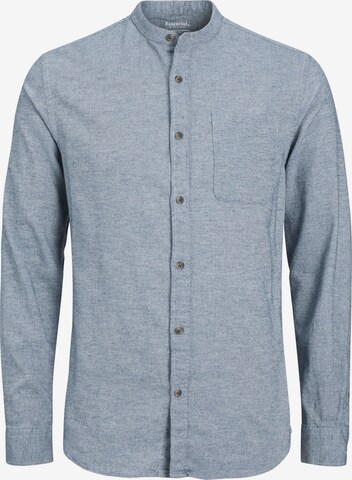 JACK & JONES Button Up Shirt 'Band' in Blue: front