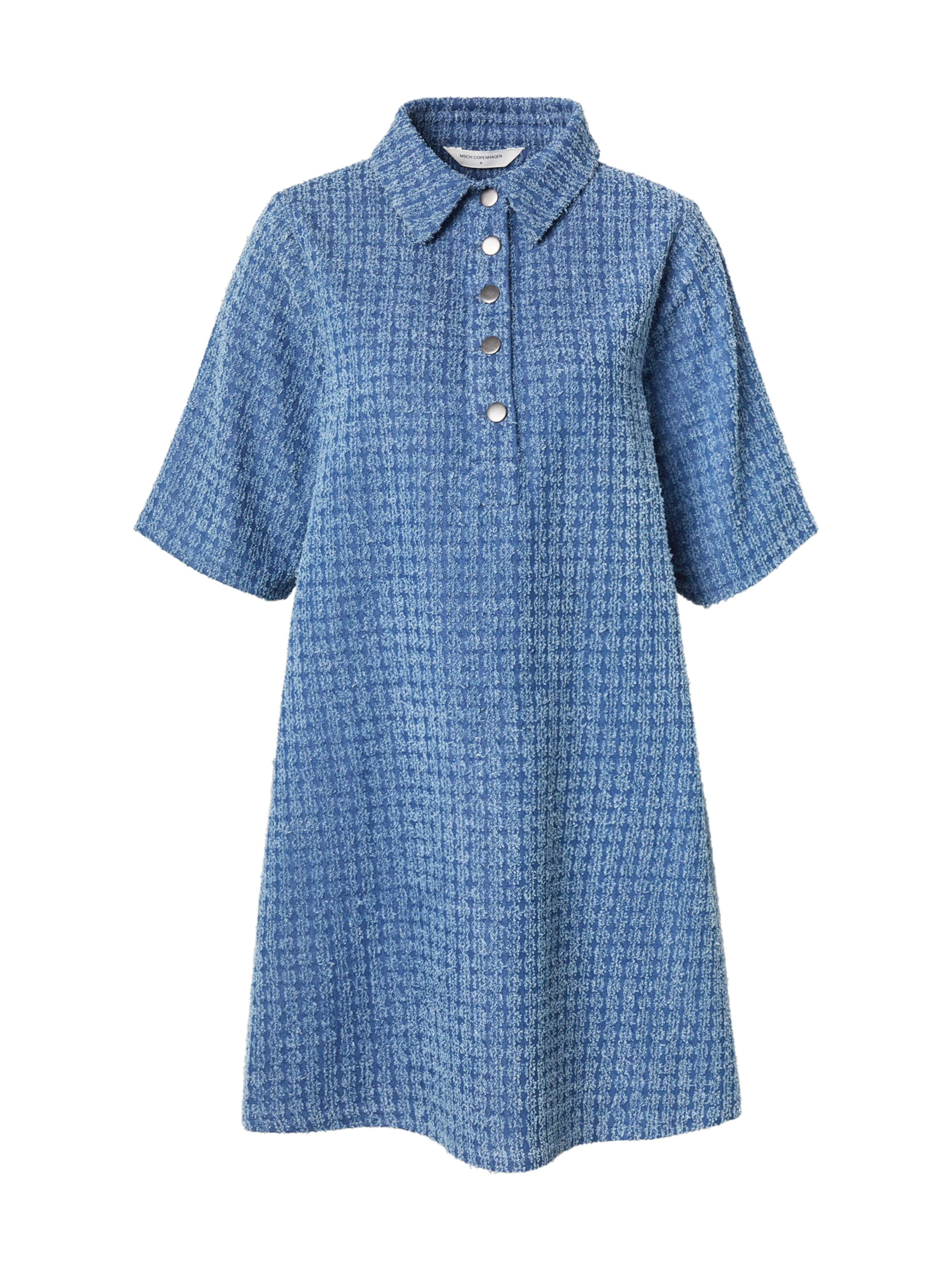 MSCH COPENHAGEN Рокля тип риза 'Ibo' в синьо: отпред
