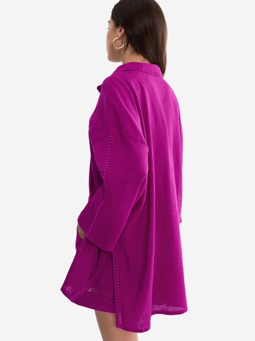 TRIUMPH Beach-Hemd ' Red Label Summer Wear ' in Pink