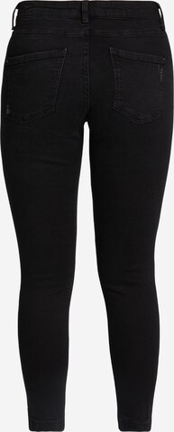 Dorothy Perkins Petite Skinny Džíny 'Darcy' – černá