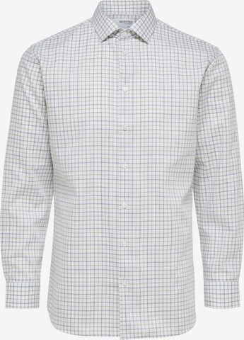 SELECTED HOMME Regular fit Button Up Shirt in White: front