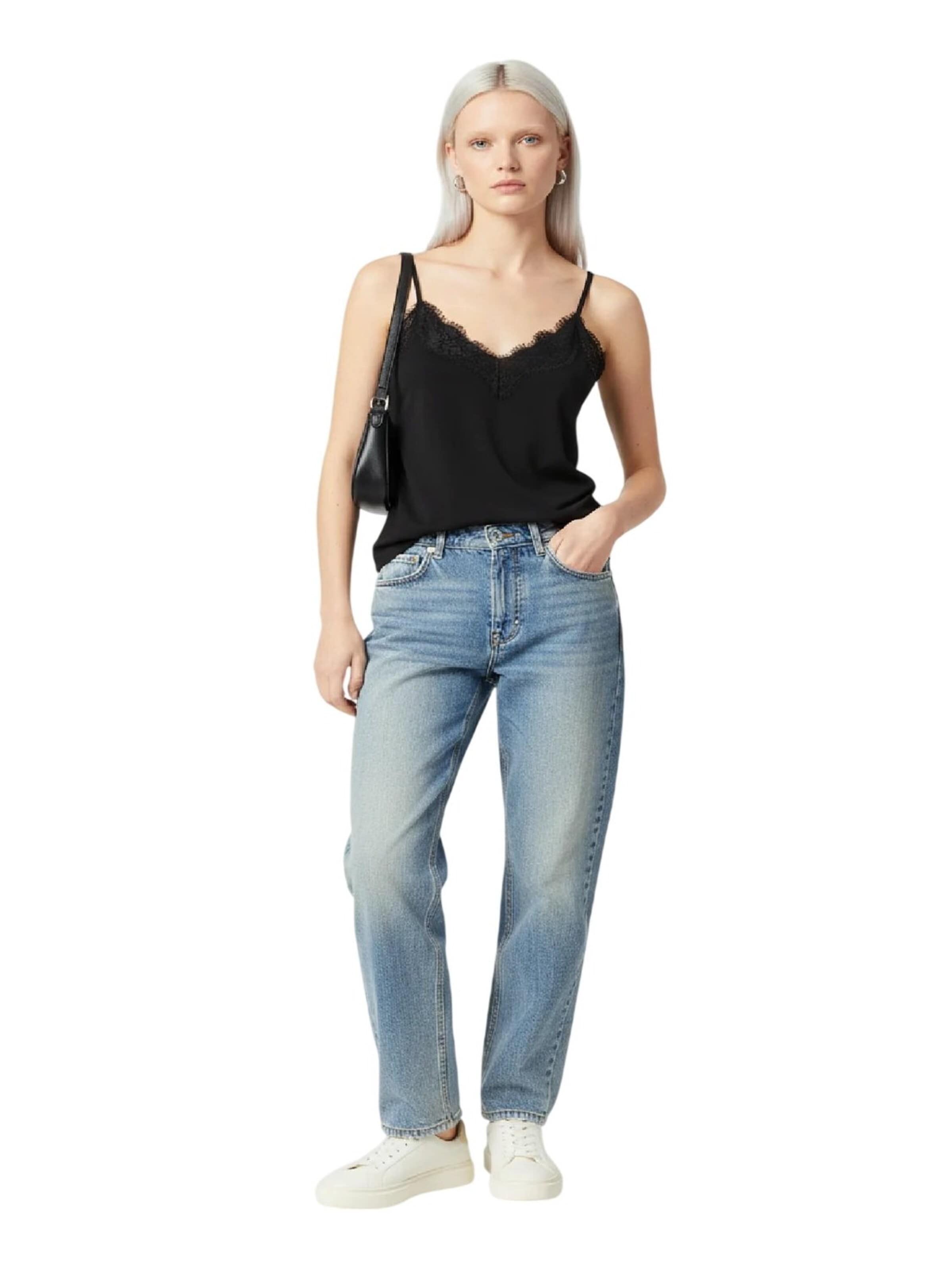Alexa Dash Blouse in Black