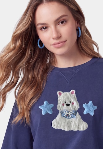 MYMO - Sweatshirt em azul