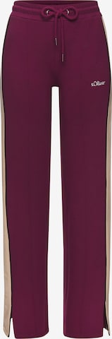 Pantaloni di s.Oliver in rosso: frontale