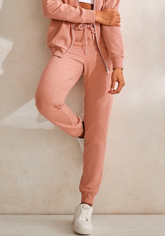 LASCANA - Tapered Pantalón en rosa