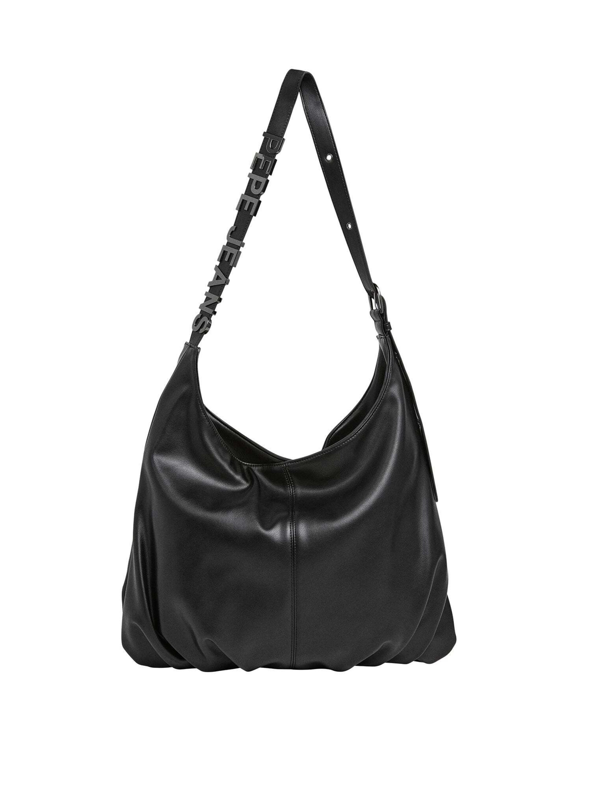 Pepe Jeans Handtasche in Schwarz: Vorderseite