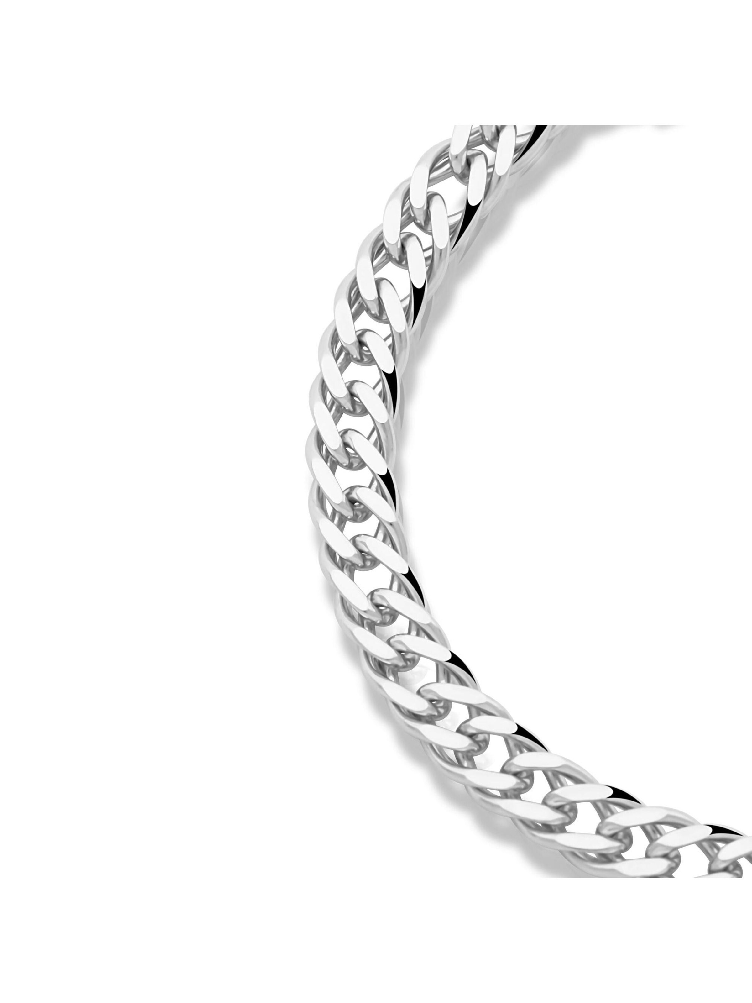 Tony Fein Armband 'Doppelpanzer'‌‌‌‌‌‌‌ in Silber