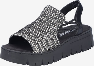 Rieker Sandály - černá / bílá, Produkt