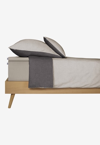 SCHIESSER Bed Sheet 'Flexi' in Grey