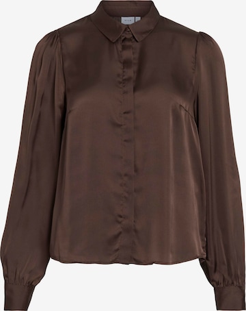 Chemisier 'VISofie' VILA en marron : devant