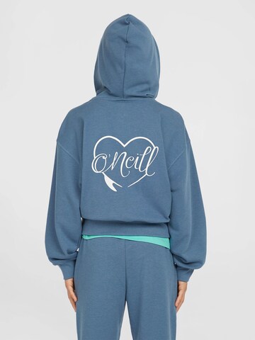 O'NEILL Zip-Up Hoodie in Blue: front