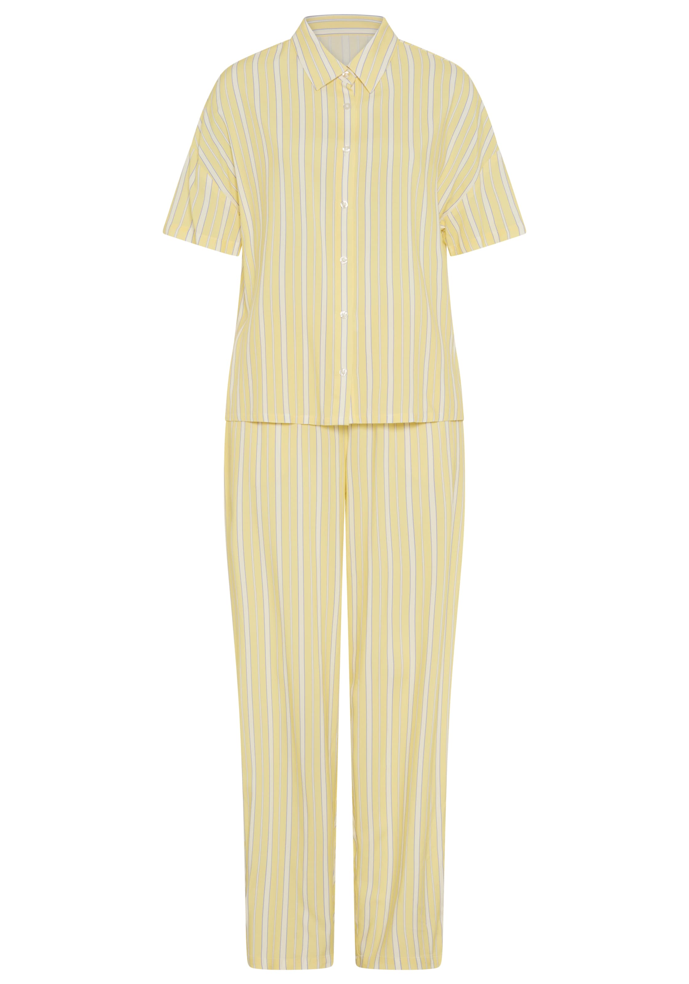 LSCN by LASCANA Pyjama in Geel: voorkant