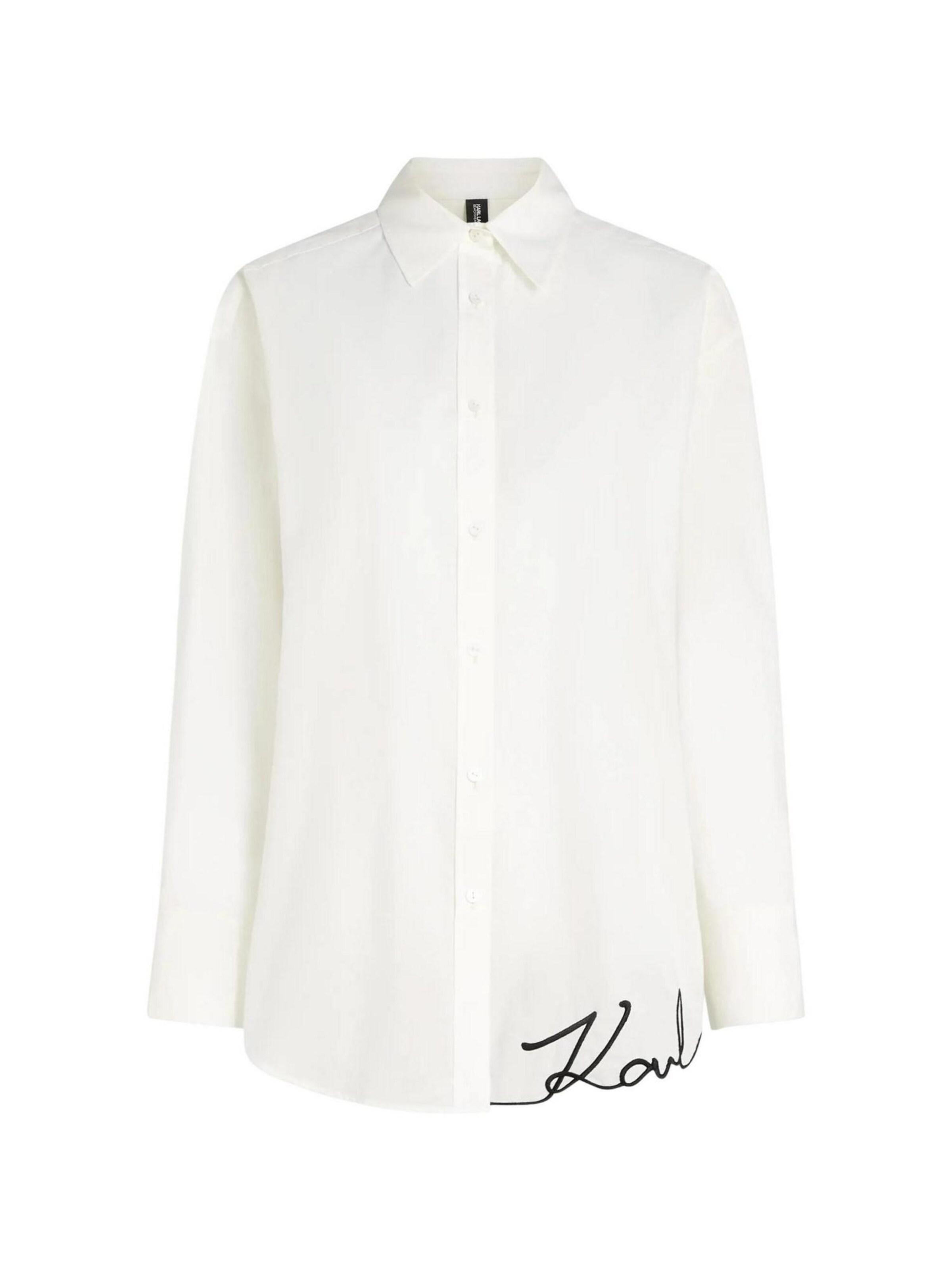 Camicia da donna 'OVERSIZED BEACHSHIRT B2W46034' di KARL LAGERFELD JEANS in beige