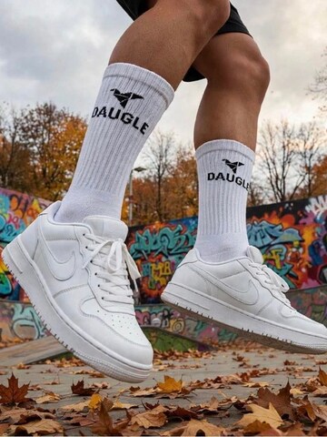 DAUGLE Спортни чорапи в бяло
