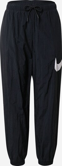 Nike Sportswear Calças em preto / branco, Vista do produto