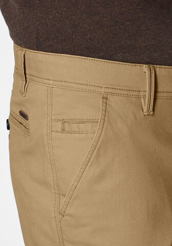 REDPOINT Slimfit Chinohose in Braun