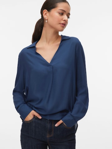 VERO MODA Blouse 'VMBUMPY' in Blue: front